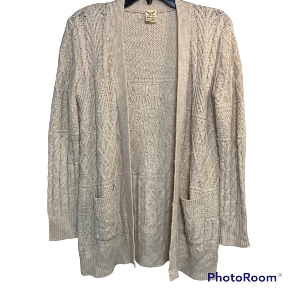Warm Faded Glory long sleeve cardigan. Size M (8-10)